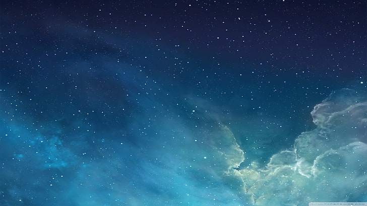 night sky and clouds wallpaper, stars, artwork, star - space