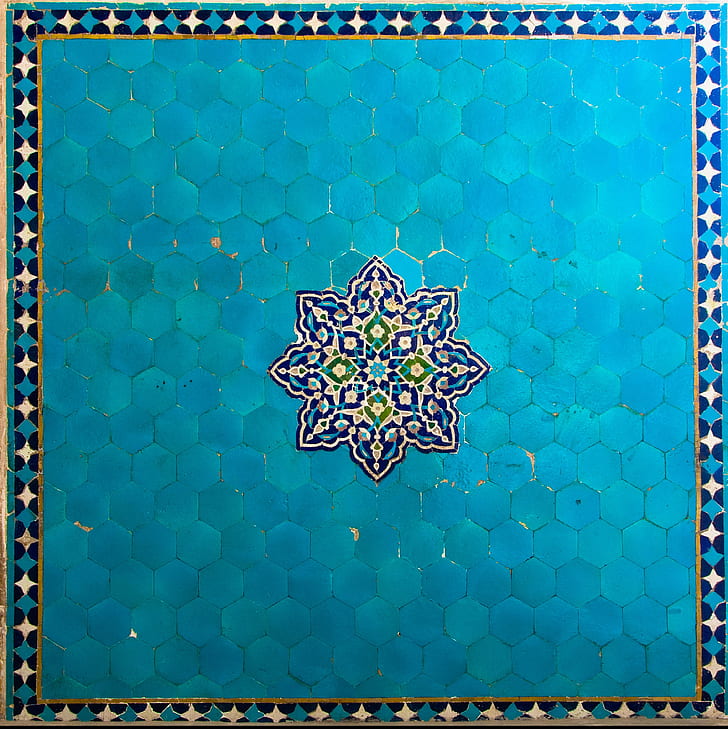 Iran, painting, pattern