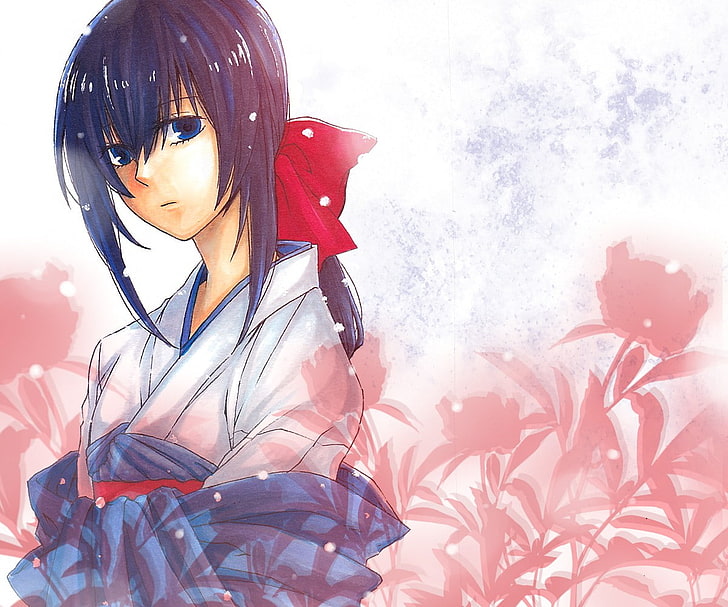 anime, Samurai X, women, one person, nature, young women, young adult