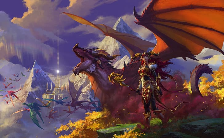 World of Warcraft, Alexstraza, Dragonflight, HD wallpaper