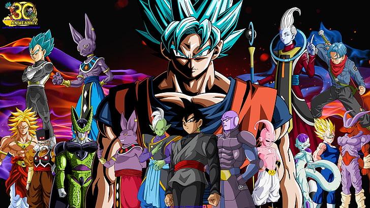 Wallpaper : Dragon Ball, Dragon Ball Z, Goku Black, Zamasu, future
