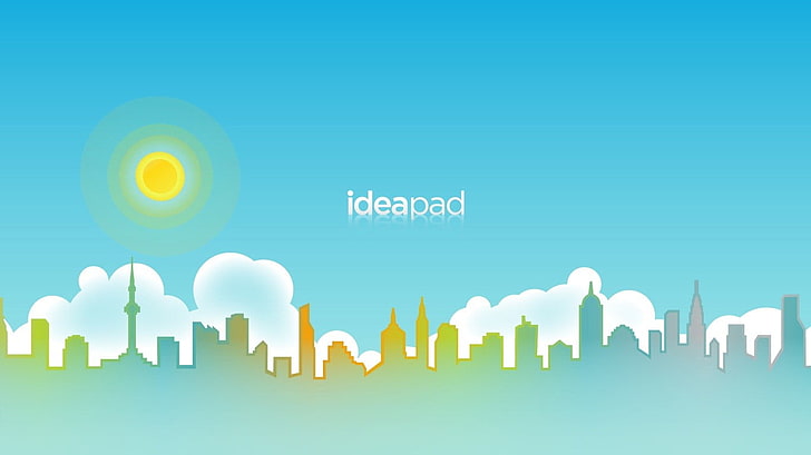 Lenovo, ideapad, technology, sky, communication, business, diagram HD wallpaper