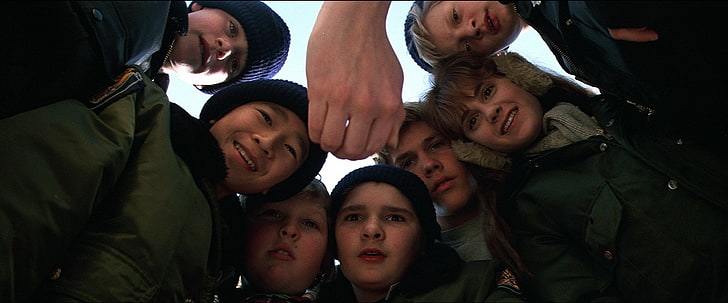 the goonies, group of people, child, childhood, males, togetherness, HD wallpaper