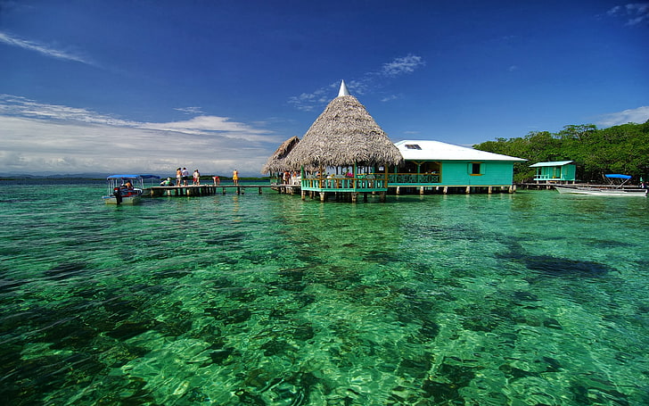 Cayo Coral Bocas Del Toro Panama Beach Exotic Destination Landscape 3840×2400, HD wallpaper