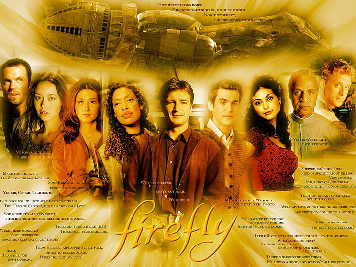 Firefly advertisement screenshot, TV Show, Gina Torres, Inara Serra, HD wallpaper