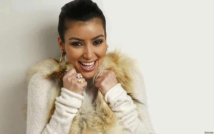 Kim Kardashian - Summer Glau Black And White, celebrity, celebrities, HD wallpaper