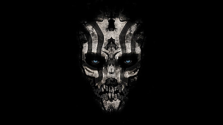 grey and black skull wallpaper, Prince of Persia: Warrior Within