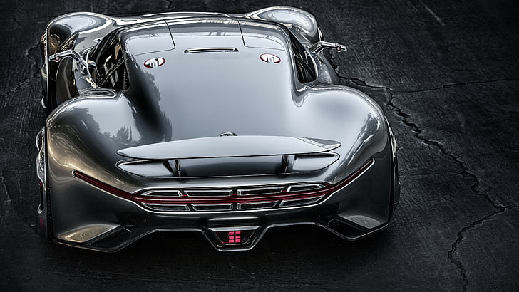 Mercedes-Benz AMG Vision, supercar, Gran Turismo, concept, 2015 car, HD wallpaper