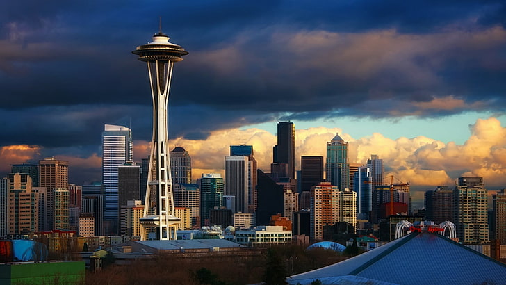Seattle skyline 1080P, 2K, 4K, 5K HD wallpapers free download | Wallpaper  Flare