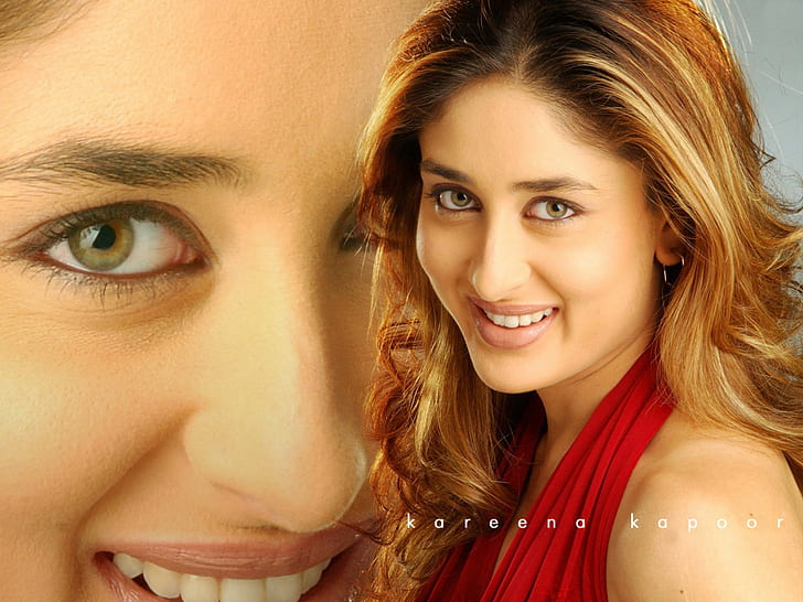 1080x1812px | free download | HD wallpaper: Kareena Kapoor Sweet Smile,  Female Celebrities, smiling, golden hair | Wallpaper Flare