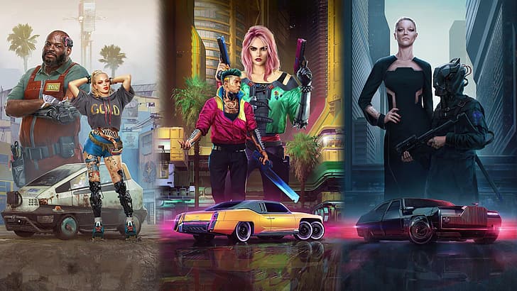 cyberpunk, Cyberpunk 2077, 4K, science fiction, HD wallpaper