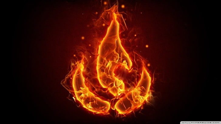 red fire clip art, #Fire Nation, digital art, burning, flame