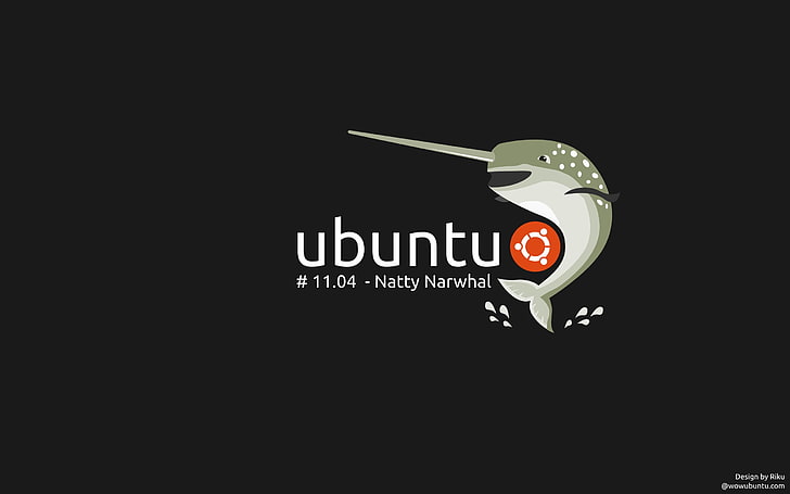 Ubuntu logo, Linux, GNU, communication, studio shot, copy space, HD wallpaper