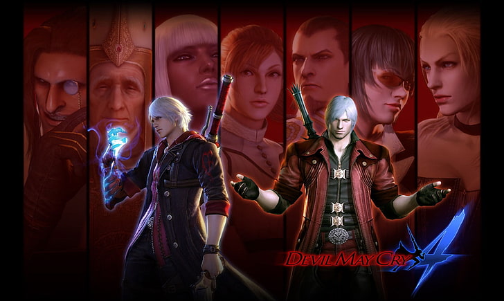 Devil May Cry 4 Dante, video games, Nero (character), Trish, Lady (Devil May Cry), HD wallpaper