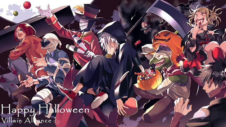 Anime, My Hero Academia, Villains, HD wallpaper