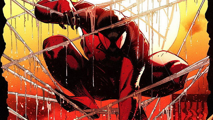 Spider-Man illustration, comics, Scarlet Spider, Kaine Parker
