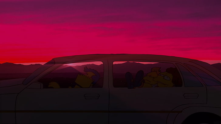 The Simpsons, Bart Simpson, relaxing, transportation, mode of transportation, HD wallpaper