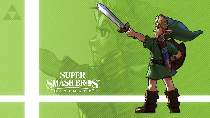 Video Game, Super Smash Bros. Ultimate, Young Link, HD wallpaper