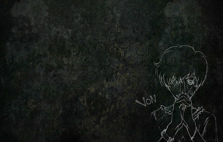 sketch illustration of female character, Zankyou no Terror, Hisami Touji