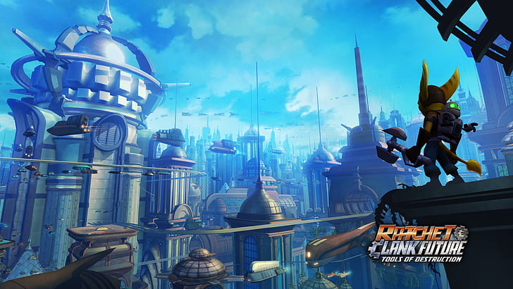 Ratchet and Clank, Ratchet and Clank Future: Tools of Destruction, HD wallpaper