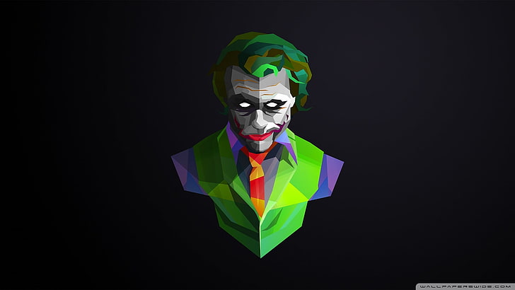 DC The Joker illustration, Batman, Justin Maller, Chaos Chlown, HD wallpaper