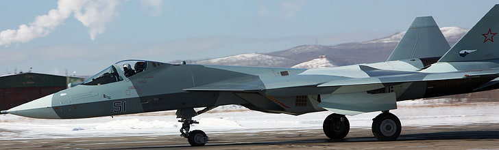 Jet, T-50, f-a, pak, airplane, (11), russian, Sukhoi, stealth, HD wallpaper