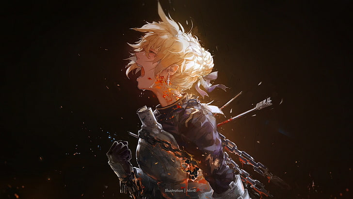 female warrior digital wallpaper, Fate/Stay Night, blonde, armor