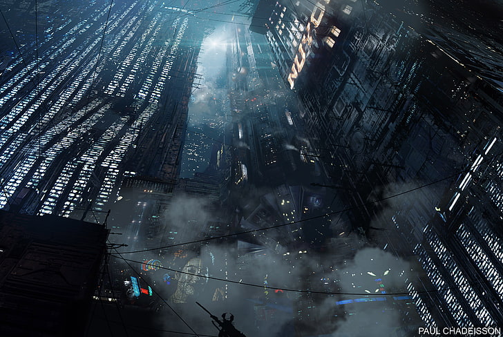 high rise buildings, Blade Runner 2049, movies, futuristic, skyscraper
