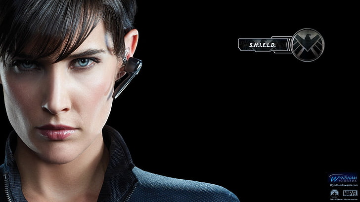 women's black top game application, movies, The Avengers, Maria Hill