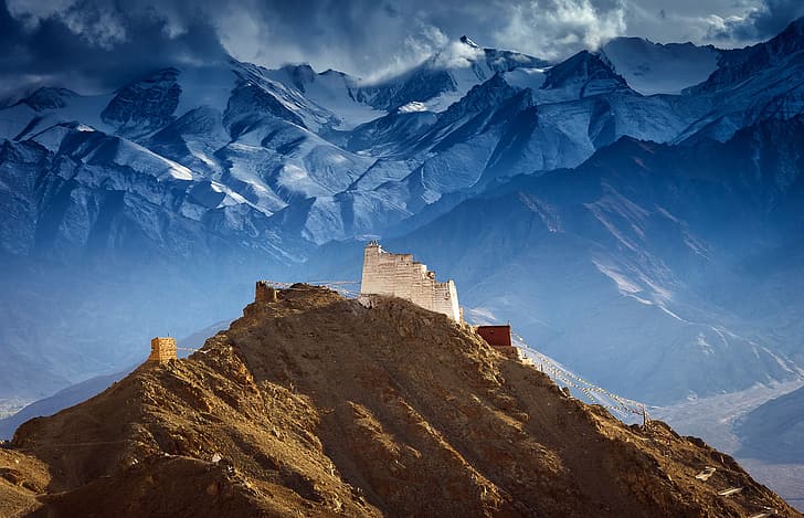 Tibet, mountains, Asia, nature, HD wallpaper