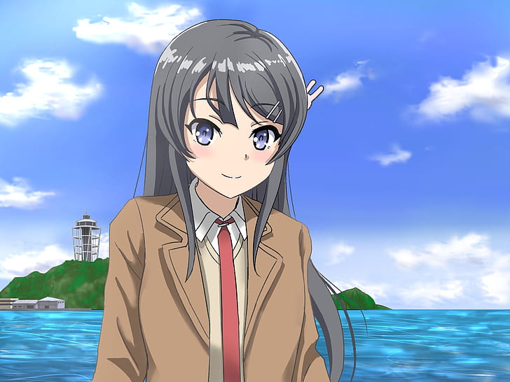 Sakurajima Mai [Seishun Buta Yarou wa Bunny Girl Senpai no Yume wo Minai]  (1386x2700) - Original from Manga ; Modified by Me : r/Animewallpaper