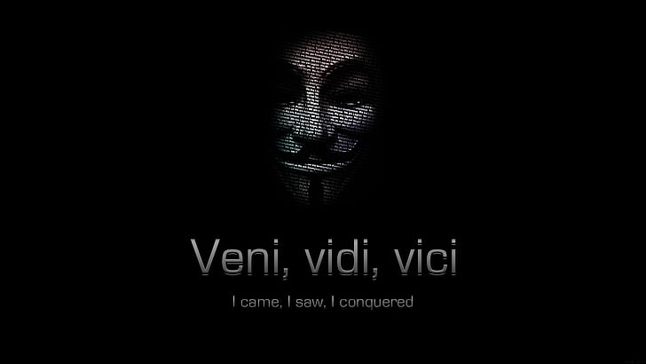 HD wallpaper: Quotes Anonymous Veni Vidi Vici | Wallpaper Flare