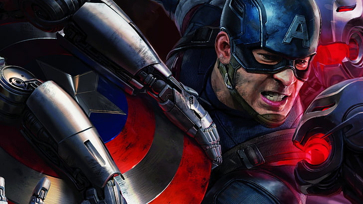 Captain America wallpaper, The Avengers, Civil War, helmet, real people, HD wallpaper