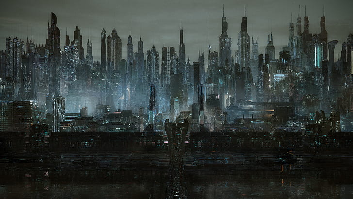 dark city wallpaper