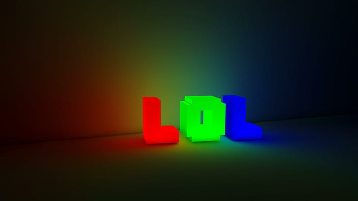 HD wallpaper: LOL, lol neon logo, red, blue, green | Wallpaper Flare