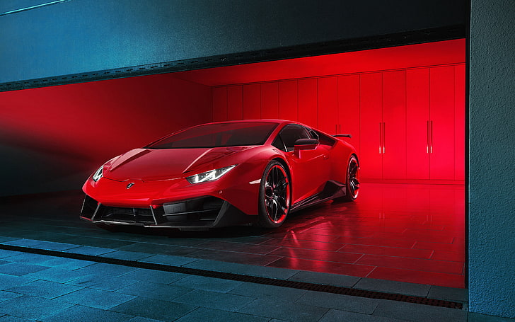 Novitec Torado Lamborghini Huracan R, red sports car, Cars, mode of transportation, HD wallpaper