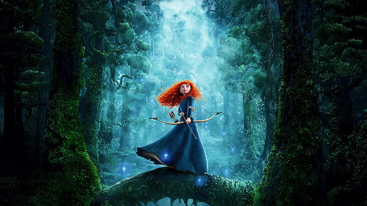 HD wallpaper: brave redhead disney, one person, adult, nature, forest,  young adult | Wallpaper Flare
