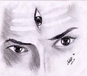 Lord Shiva Drawing - Drawing Skill-saigonsouth.com.vn