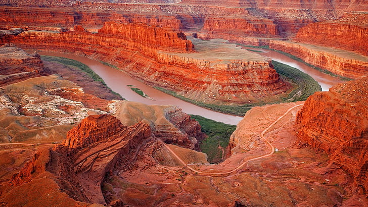 Grand Canyon, landscape, river, HD wallpaper