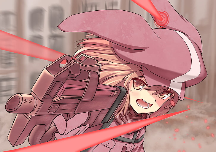 Hd Wallpaper Anime Anime Girls Sword Art Online Alternative Gun Gale Online Wallpaper Flare