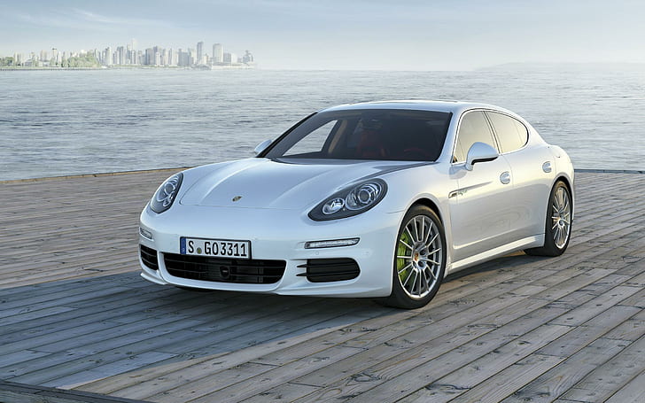2014 Porsche Panamera, white porsche 911, cars