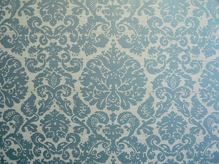 damask, pattern, patterns, textures, vintage, backgrounds, floral pattern, HD wallpaper