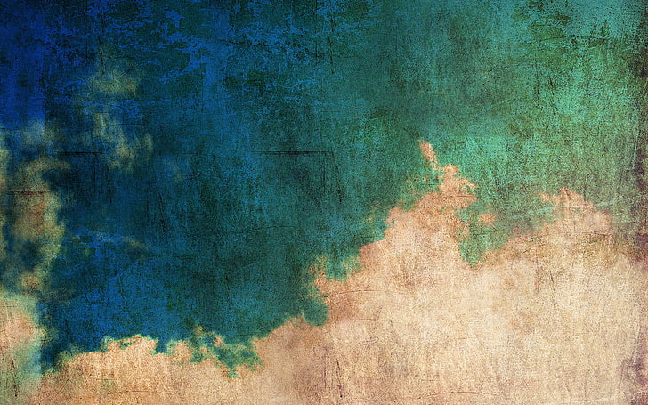 abstract, simple, texture, vintage, green, blue, backgrounds, HD wallpaper