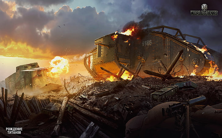 Tanks, WoT, World of Tanks, The Birth Of The Titans HD wallpaper