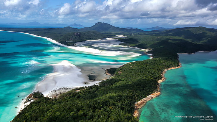 Whitehaven Beach, Queensland, Australia, Oceania, HD wallpaper