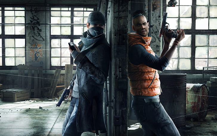 Watchdogs Aiden and Wade, fight, shootout, ubisoft