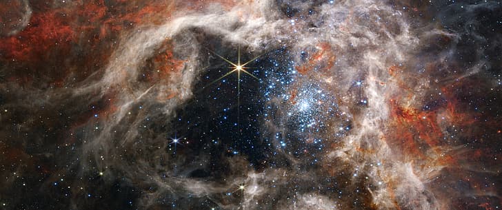 HD wallpaper: James Webb Space Telescope, science, ultrawide