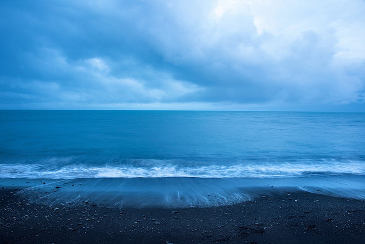 chrome cast, sea, sky, water, horizon over water, beach, land, HD wallpaper