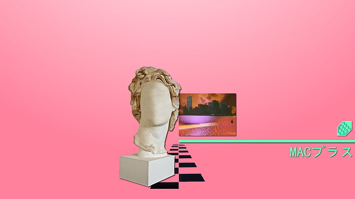 Floral shoppe, Macintosh, vaporwave, HD wallpaper
