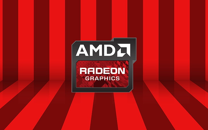 AMD, brand, colorful, bright, red, text, communication, western script, HD wallpaper